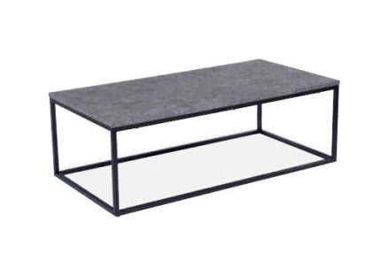 Table basse rectangulaire effet béton ou marbre Texas Ferucci