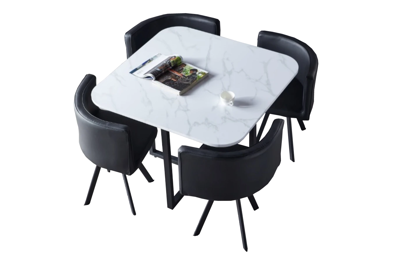 Ensemble table à manger avec 4 chaises Flex - Ferucci Mobilier