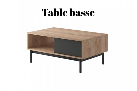 Ensemble de meubles Basic - Bahut / Table basse / Meuble TV Ferucci