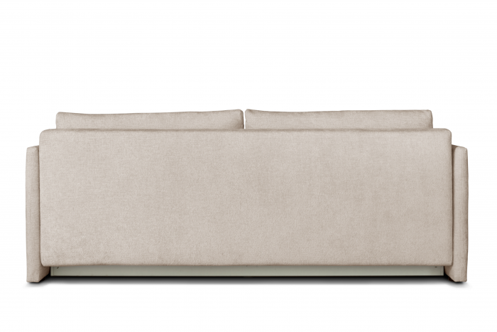 Canapé avec couchage d'appoint en tissu beige Allen Ferucci